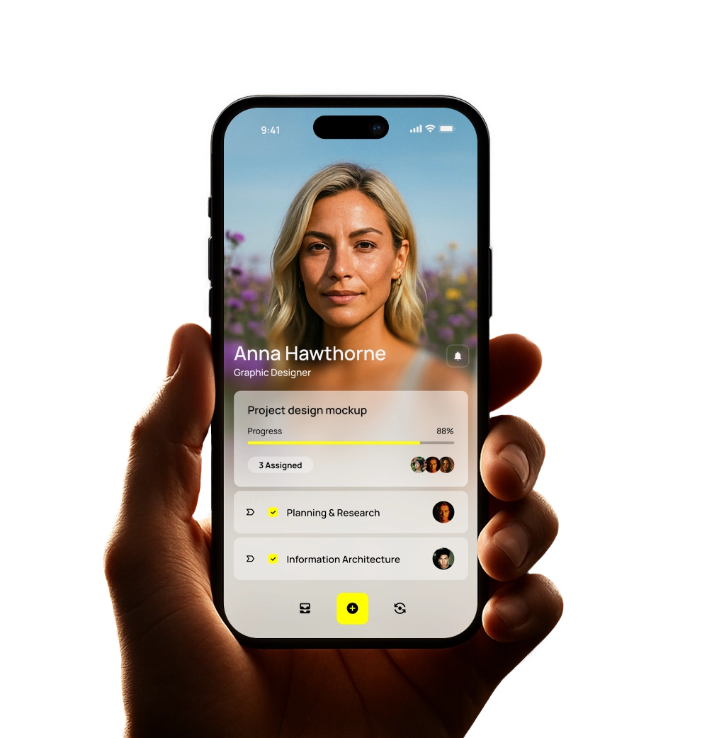Tether mobile app by ThemeNectar